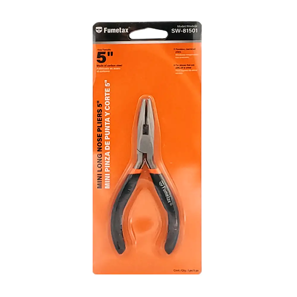 Blíster con mini pinza de punta para corte 5in / sw-81501