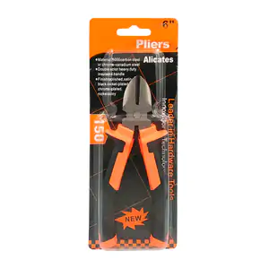 Pinza - alicate de 6 pulgadas con punta de corte en diagonal y mango …