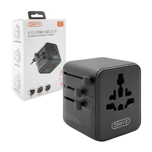 Cubo cargador adaptador universal, carga rápida con múltiples puestos…