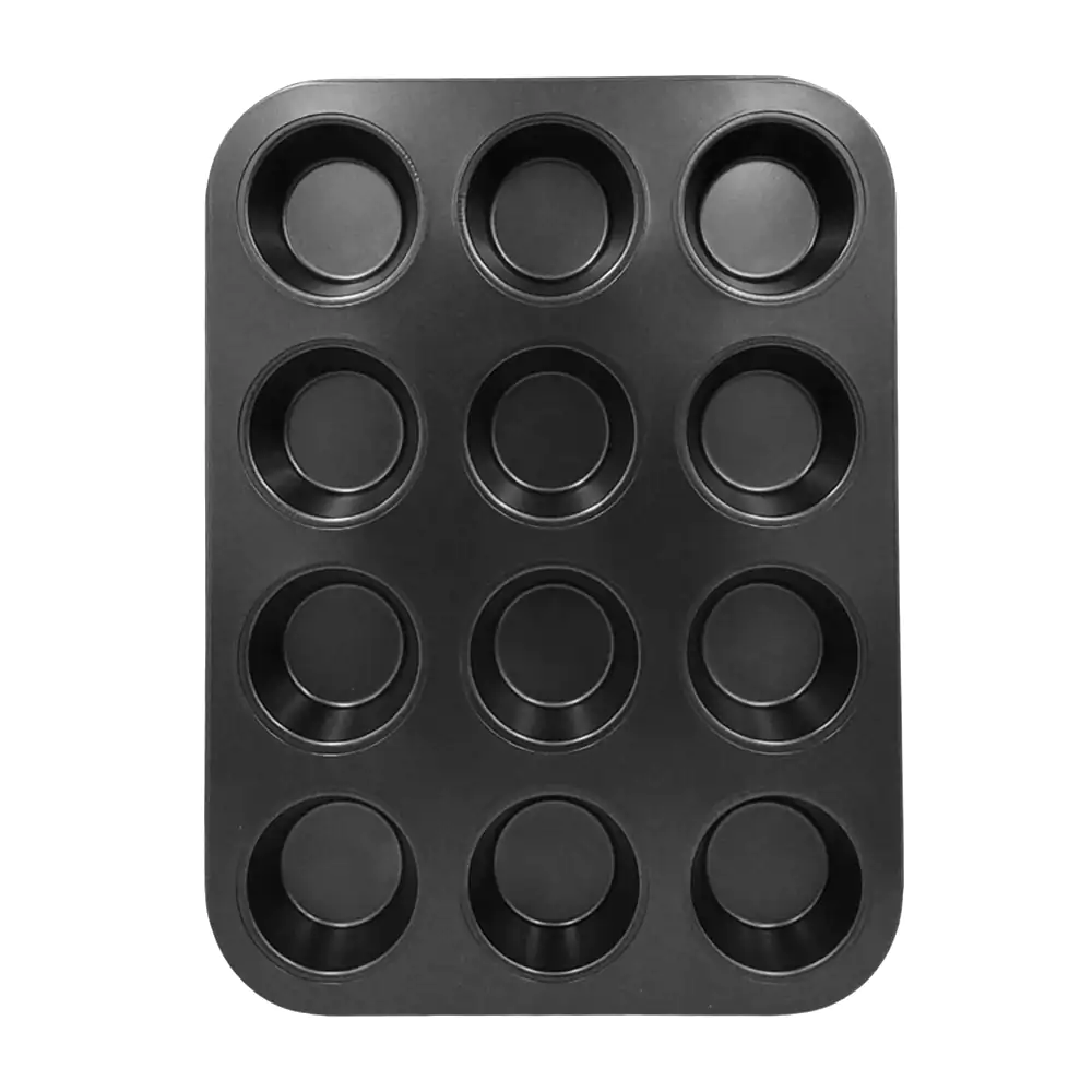 Molde metálico antiadherente de 35cm x 26.5cm para hornear 12 cupcake…