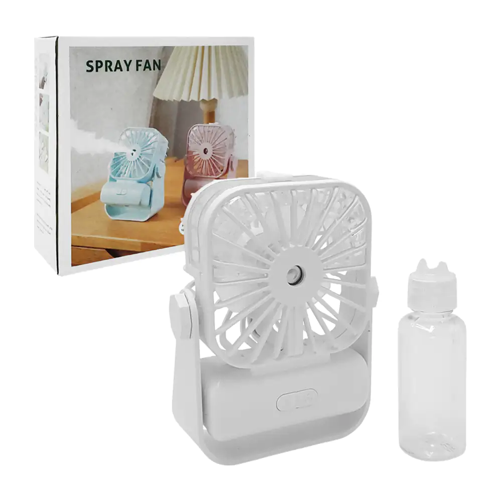 Ventilador portátil recargable con 3 modos de aire + humidificador y …