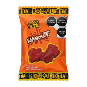 1pz Gomitas sonrics rockaleta mancha-T enchiladas sabor piña y mandar…