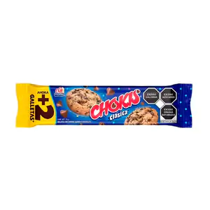 Paquete de galletas chokis clásicas, galleta con chispas de chocolate…