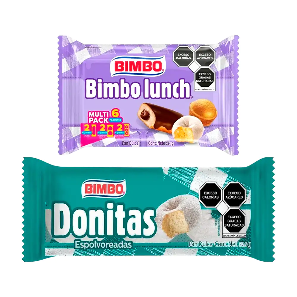 1pz Donitas bimbo espolvoreadas con azúcar glass, 52g / 020920