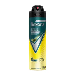 1pza Desodorante antitranspirante rexona en aerosol, aroma v8 dry, 15…