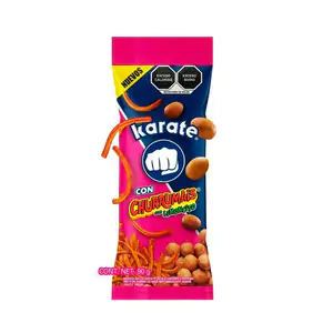 1pza bolsa cacahuate japones karate con churrumais sabor limón y chil…