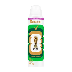 1pza Desodorante antitranspirante rexona en aerosol, aroma active emo…