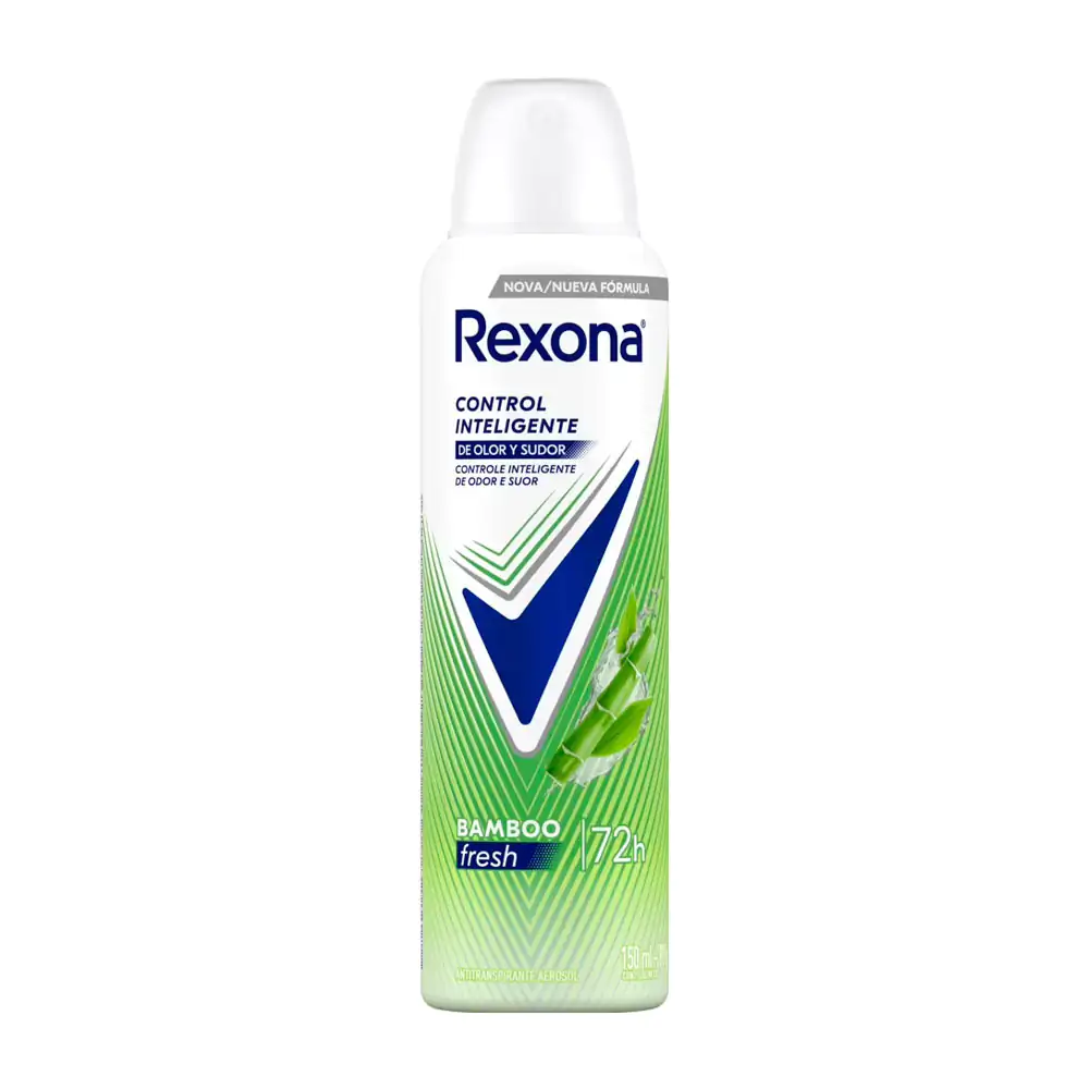 1pza Desodorante antitranspirante rexona en aerosol, aroma bamboo fresh, 150ml