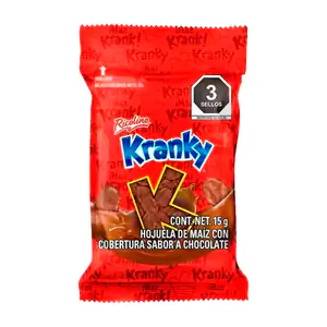 1pza kranky sabor chocolate, 15g / 077629