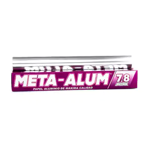 Rollo de papel aluminio meta-alum de 7.8m / 094071