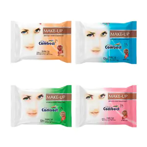 Paquete con 25 toallitas húmedas desmaquillantes, ultra comboct, vari…