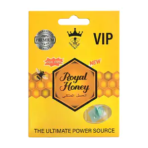 1pza Laminita sublingual afrodisíaca royal honey para chicos / 102061