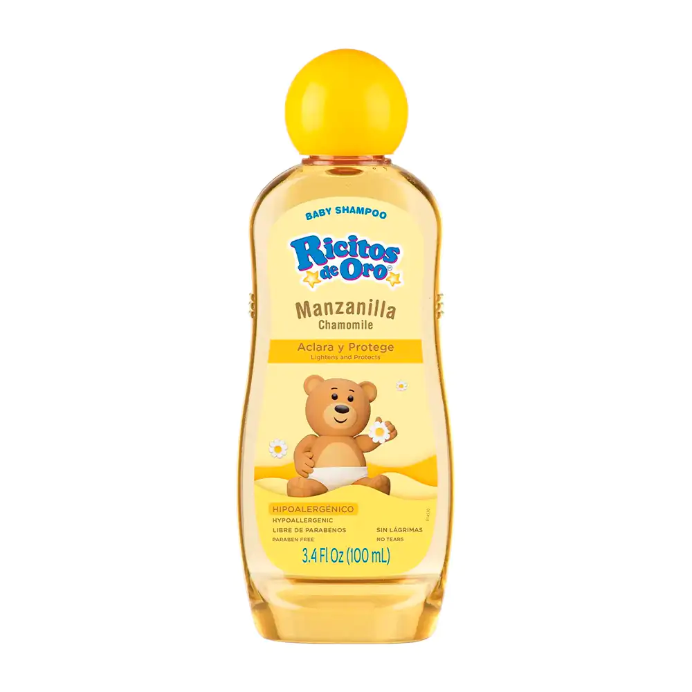 1pz shampoo ricitos de oro manzanilla hipoalergénico de 100ml / 103111