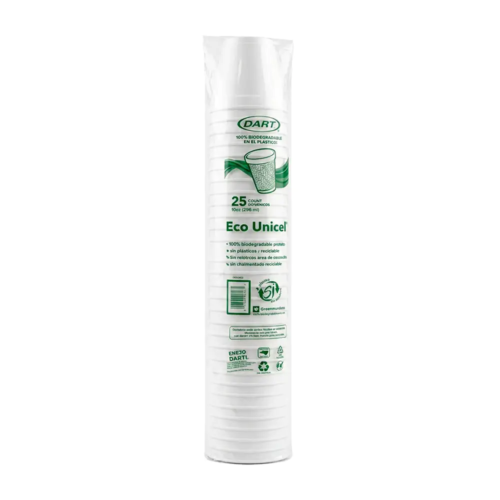 Paquete dart con 25 vasos térmicos #10 - 296ml / vaso térmico / 10jy10