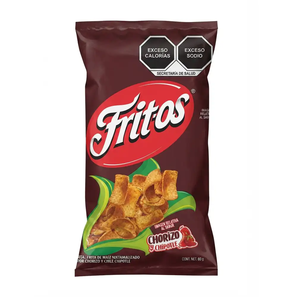 1pz Bolsa de fritos sabor chorizo y chipotle, 60g / 112254