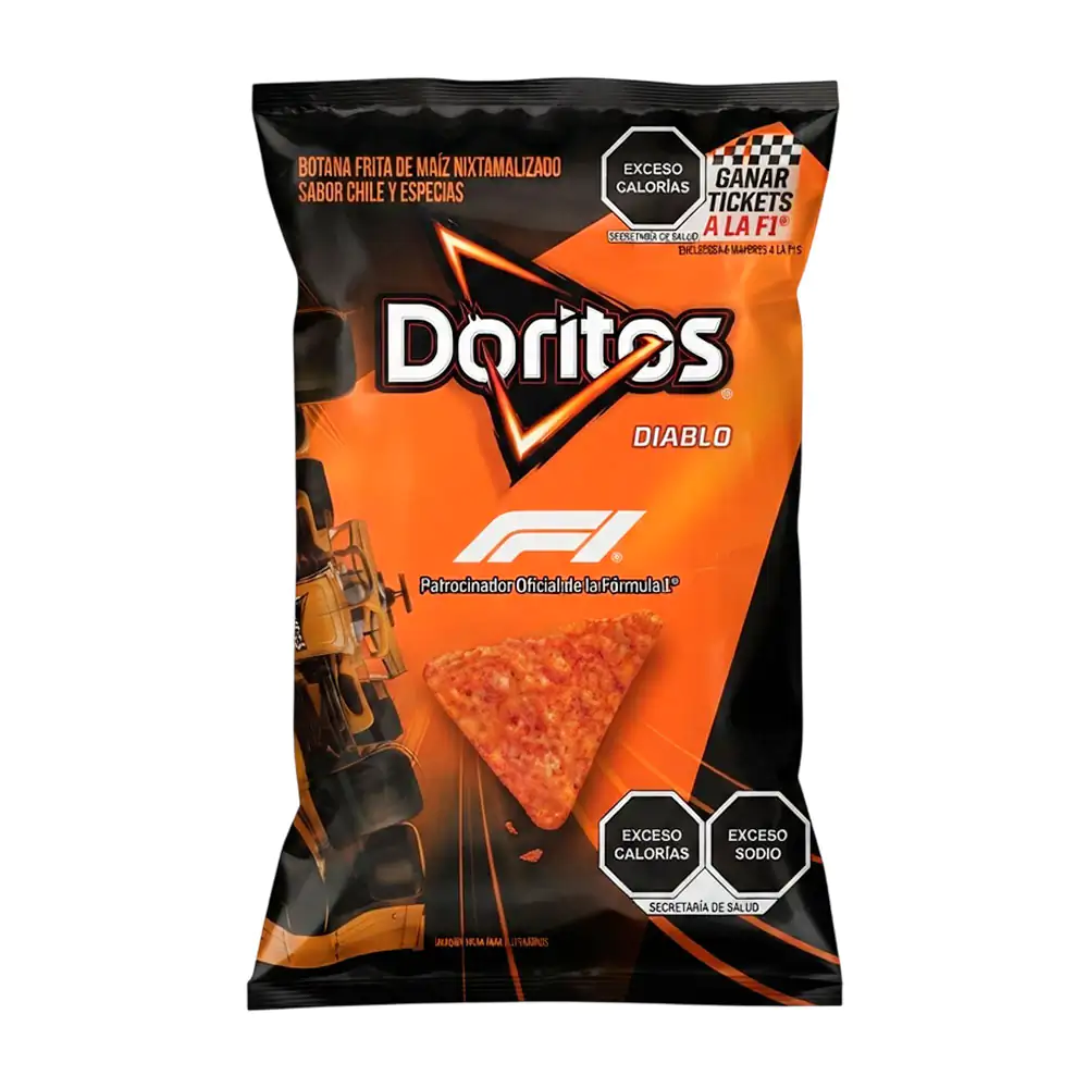 1pz Bolsa de doritos diablo de 58g / 123595