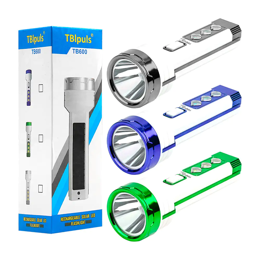Lámpara - linterna tblpuls con panel solar + asa, variedad de colores…