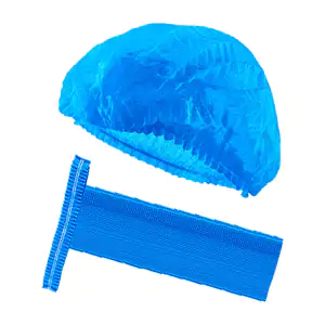 Paquete con 100 gorros - cofias quirúrgicas desechables en color azul…