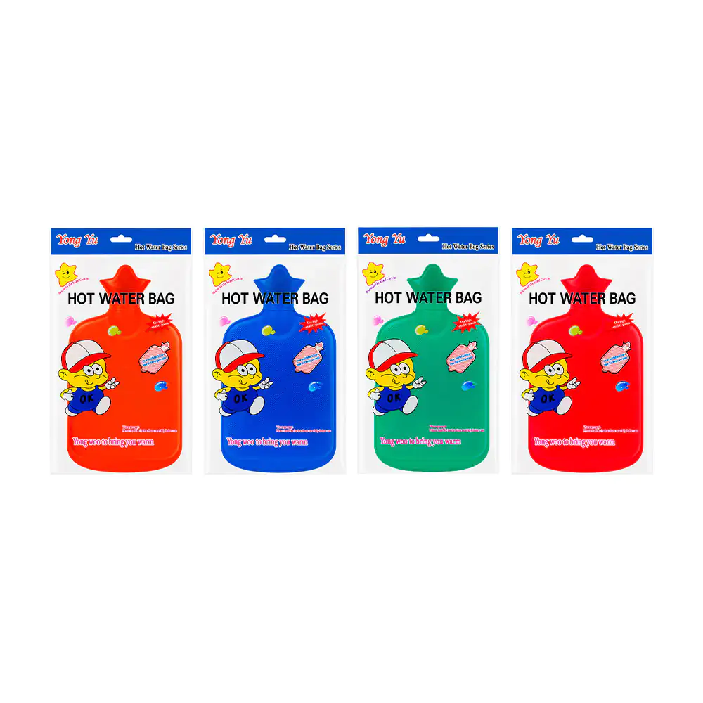 Bolsa térmica de plástico mediana para cólicos, variedad de colores 