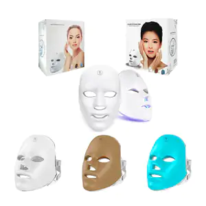 Máscara facial led para tratamiento de fototerapia con carga usb, var…