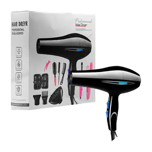 Combo de secadora, mini plancha, cepillo y pinzas para cabello + kit …