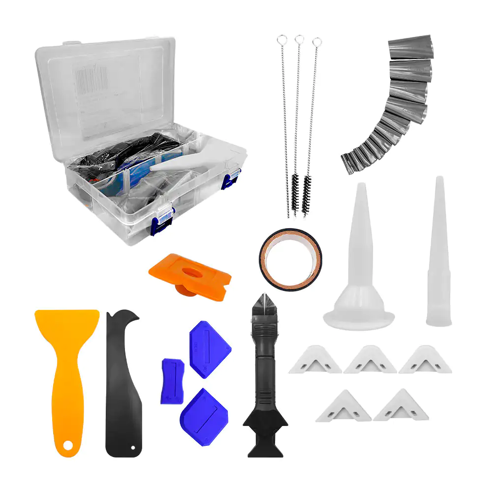 Kit de 23 herramientas para sellado y acabado de silicona o acrílico …