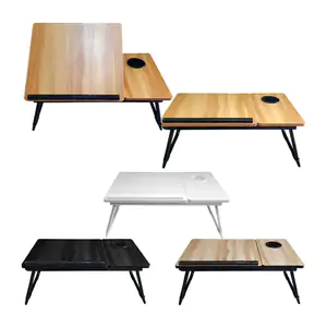 Mesa plegable para laptop tipo madera con inclinación ajustable y por…