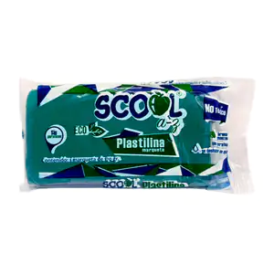 Barra de plastilina scool para maqueta de 180g en color verde bandera…