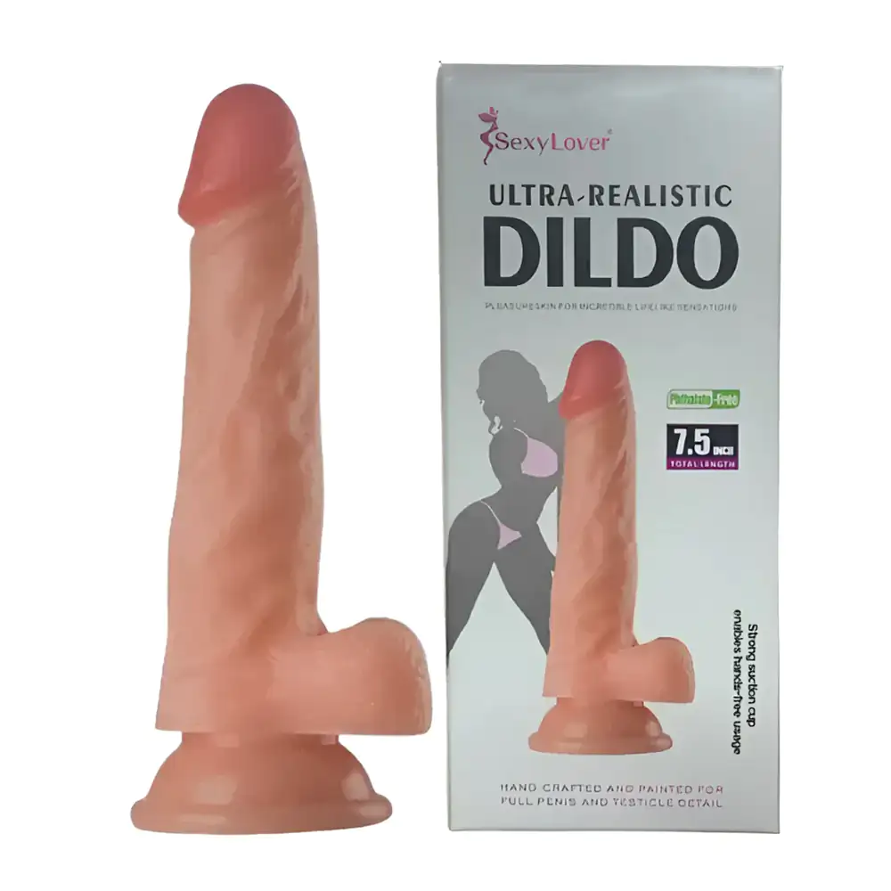 Dildo consolador ultra realista, 16cm de goma suave, texturizado, variedad de tonos / 23000