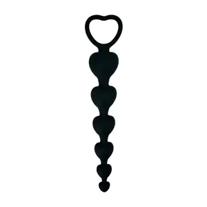 Plug anal de esferas en forma de corazón, plástico resistente 15cm + …