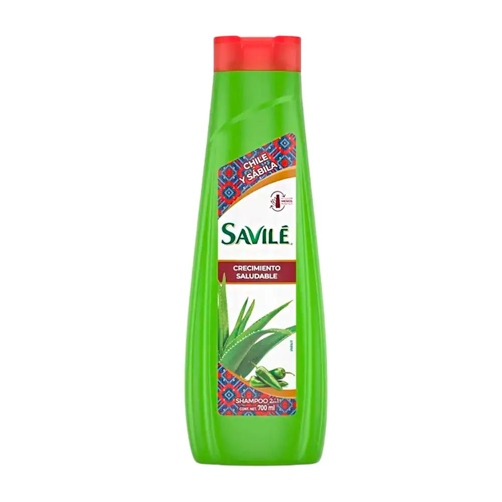 Shampoo savilé de chile y sábila, crecimiento saludable, 700ml