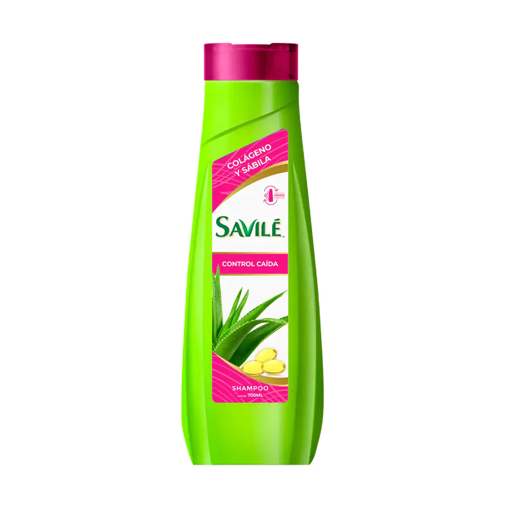 Shampoo savilé de colágeno y sábila, control caída, 700ml