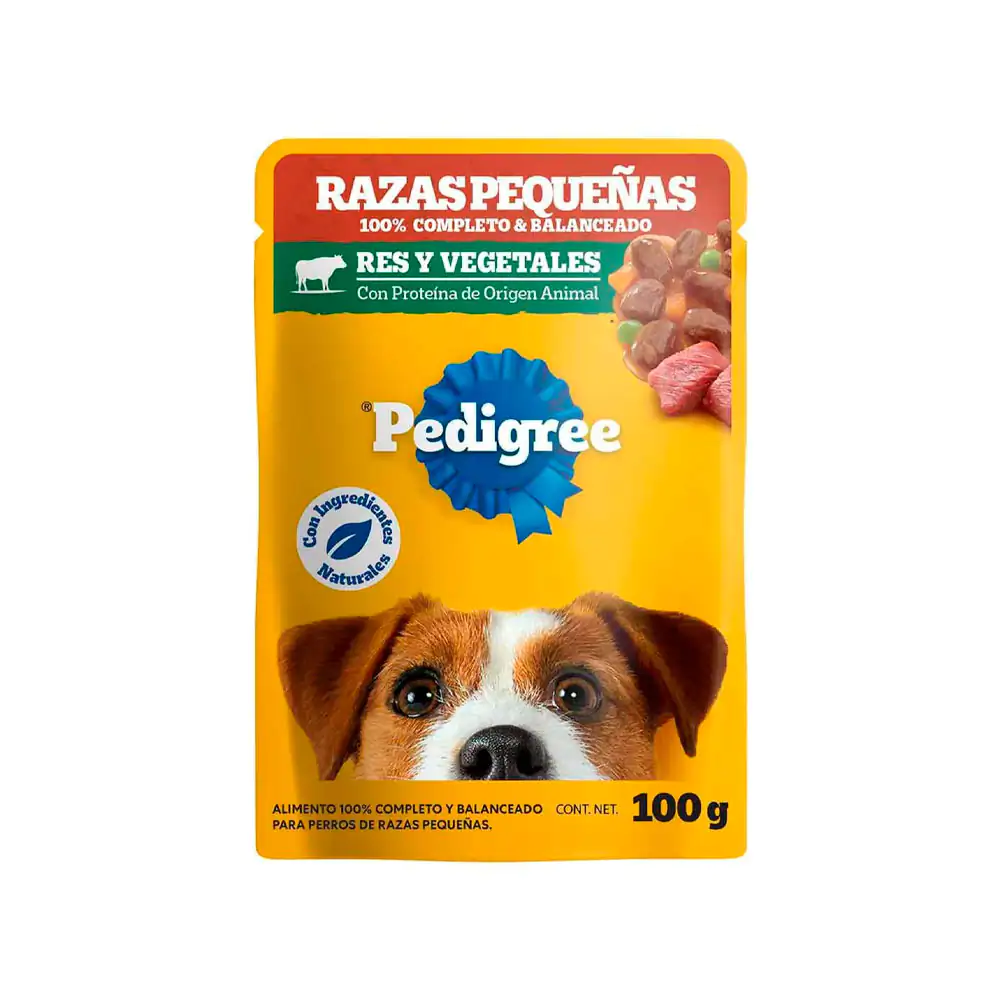 1pz alimento húmedo para perros, sobre pedigree de res y vegetales, 1…