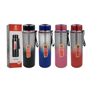 Botella tipo termo de acero inoxidable con capacidad de 1000ml y tapa…