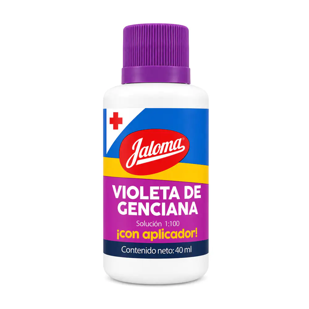 Violeta de genciana jaloma, solución 1:100 + aplicador, 40ml / mertio…