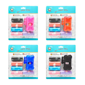 Blister con 6 rollos de bolsa para mascotas + llavero dispensador con…