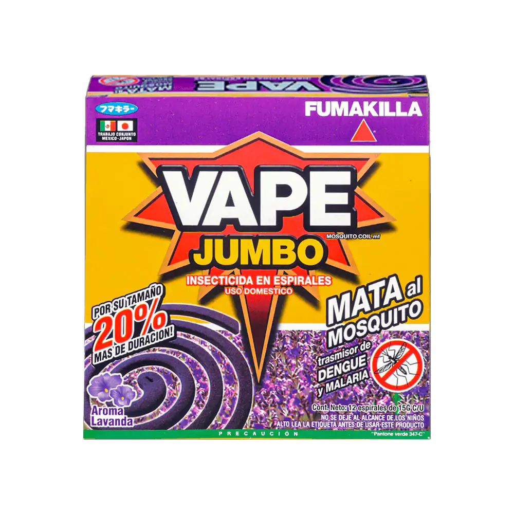 Paquete con 10 vape espiral lavanda para eliminar zancudos - mosquito…