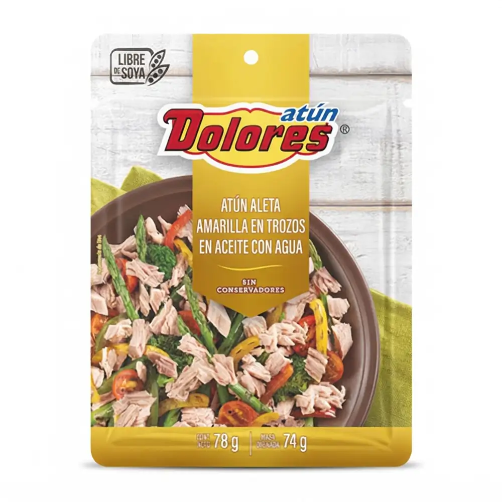 Atún dolores en aceite con agua, 78g / 103175