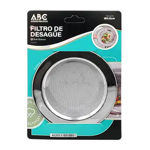 Filtro para desagüe de malla con contorno de acero inoxidable, 11.5cm…