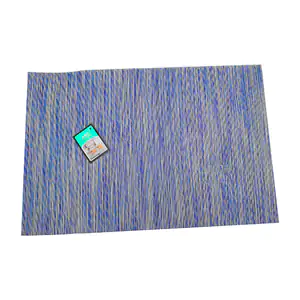 1pza mantel individual para mesa con diseño tejido en color azul, 30x…