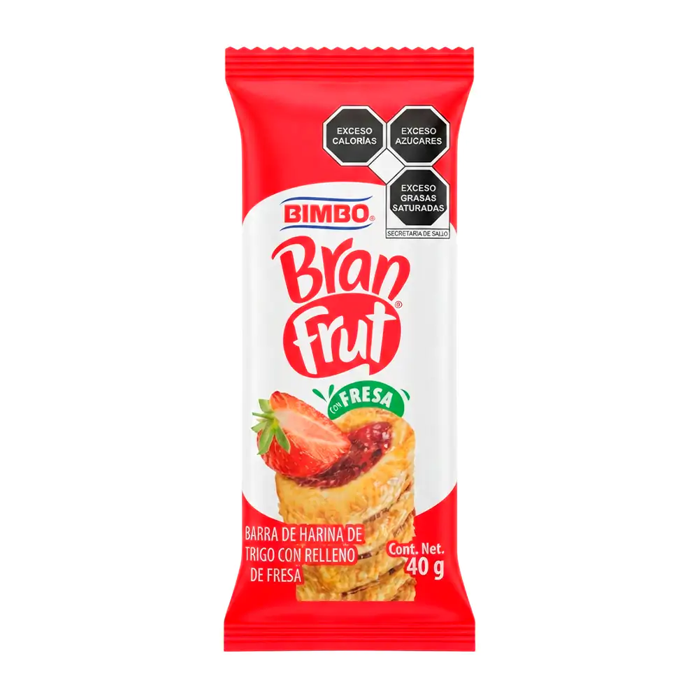 1pz Barra bimbo bran frut de trigo con relleno sabor fresa de 40g / 4…
