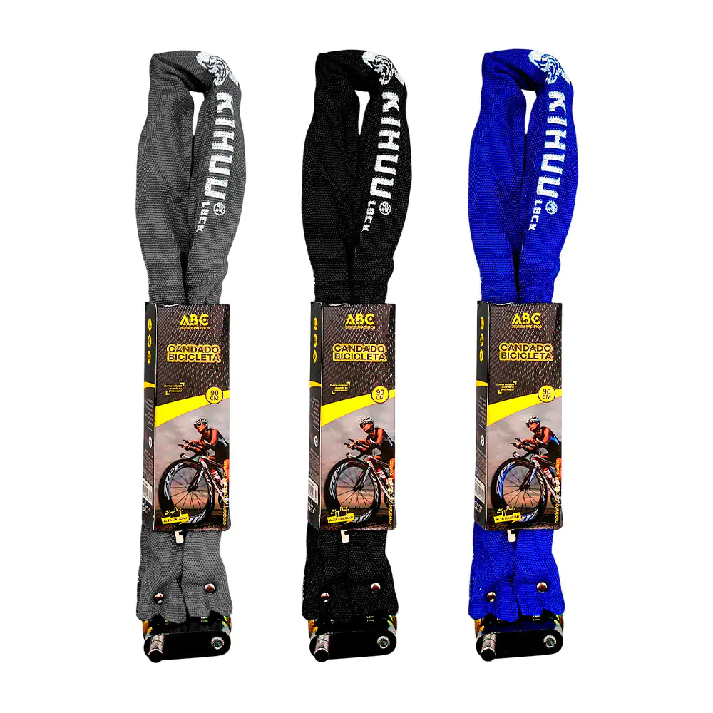 Candado para bicicleta de alta seguridad con cubierta de tela + juego…