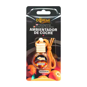 Aromatizante - ambientador de coche en frasco con cordón para colgar,…