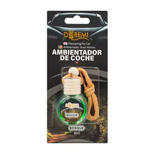 Aromatizante - ambientador de coche en frasco con cordón para colgar,…