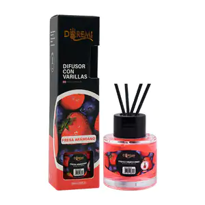 Aromatizante - difusor con varillas en frasco de 50ml, aroma fresa - …