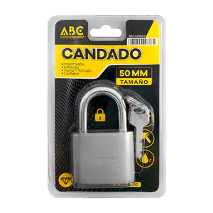 Candado de hierro 50mm, impermeable, antióxido, fuerte y robusto + ju…