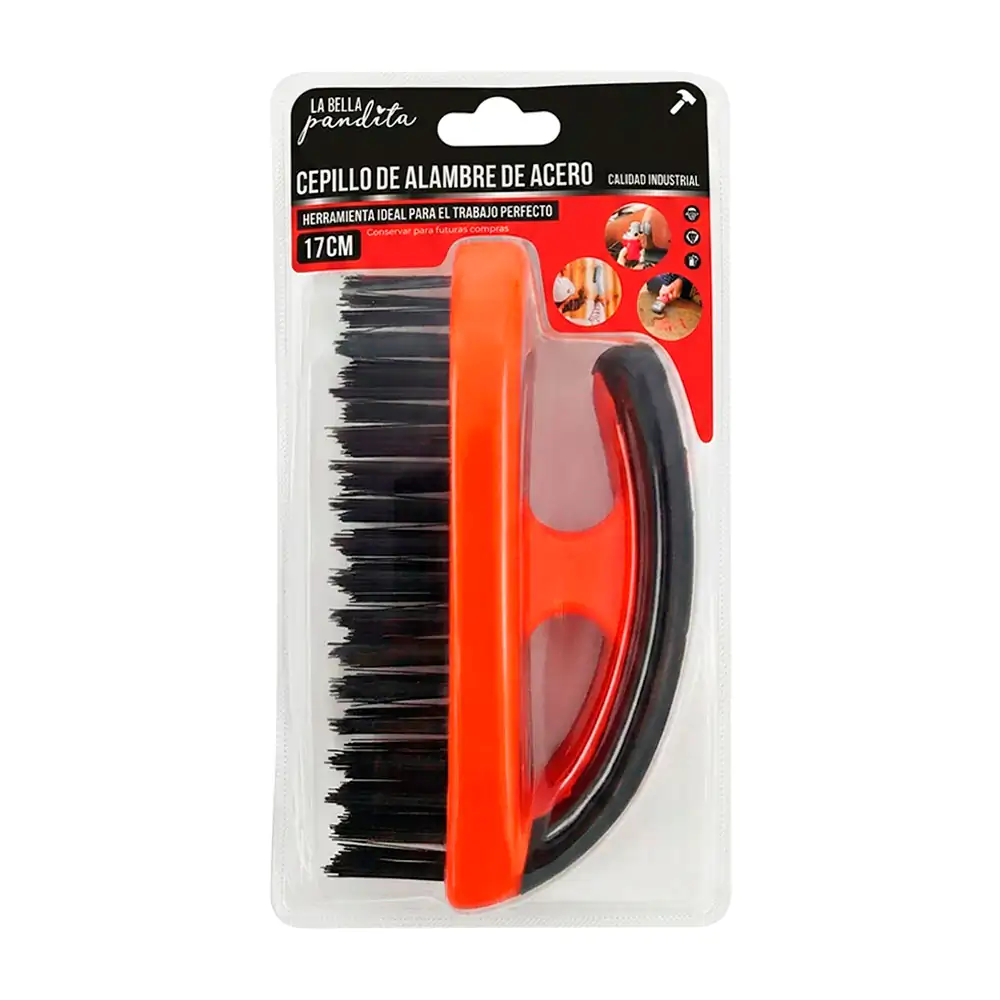 Cepillo tipo plancha de alambre para remover oxidación, pintura y res…