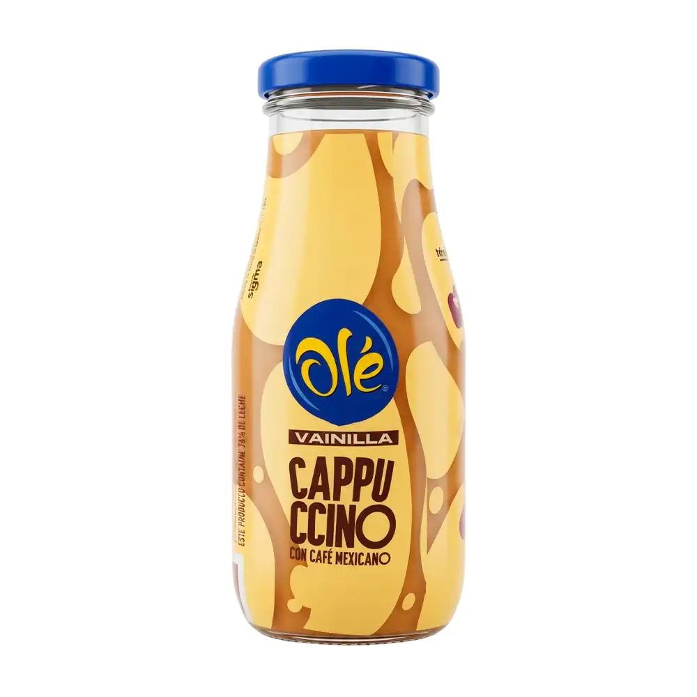1pz café olé vainilla cappuccino con café mexicano, 281ml / 453187