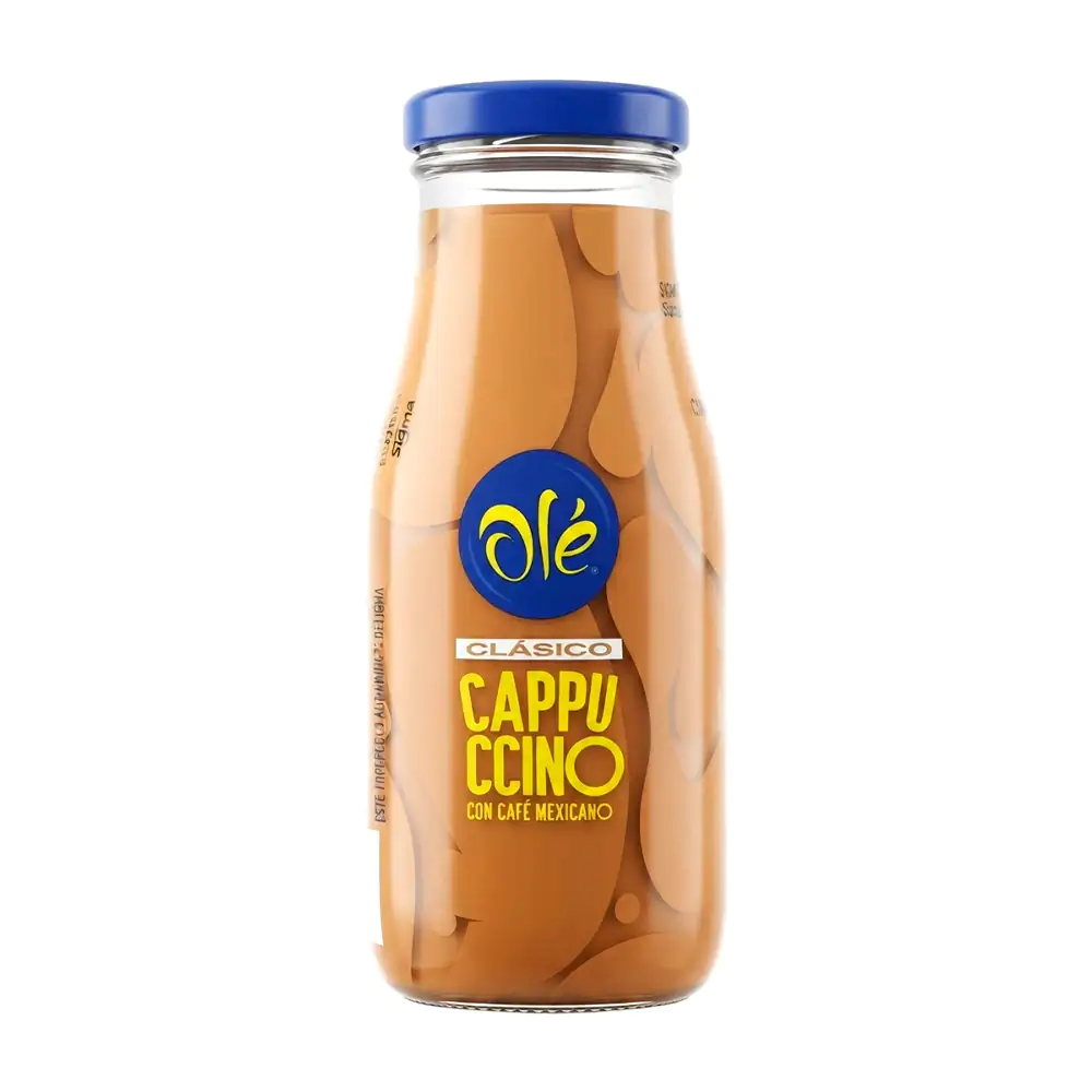 1pz Café olé clásico sabor cappuccino con café mexicano, 281ml / 4531…