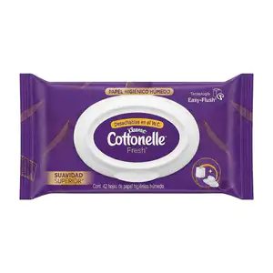 1pz papel higiénico húmedo kleenex cottonelle fresh 42 hojas / 462175